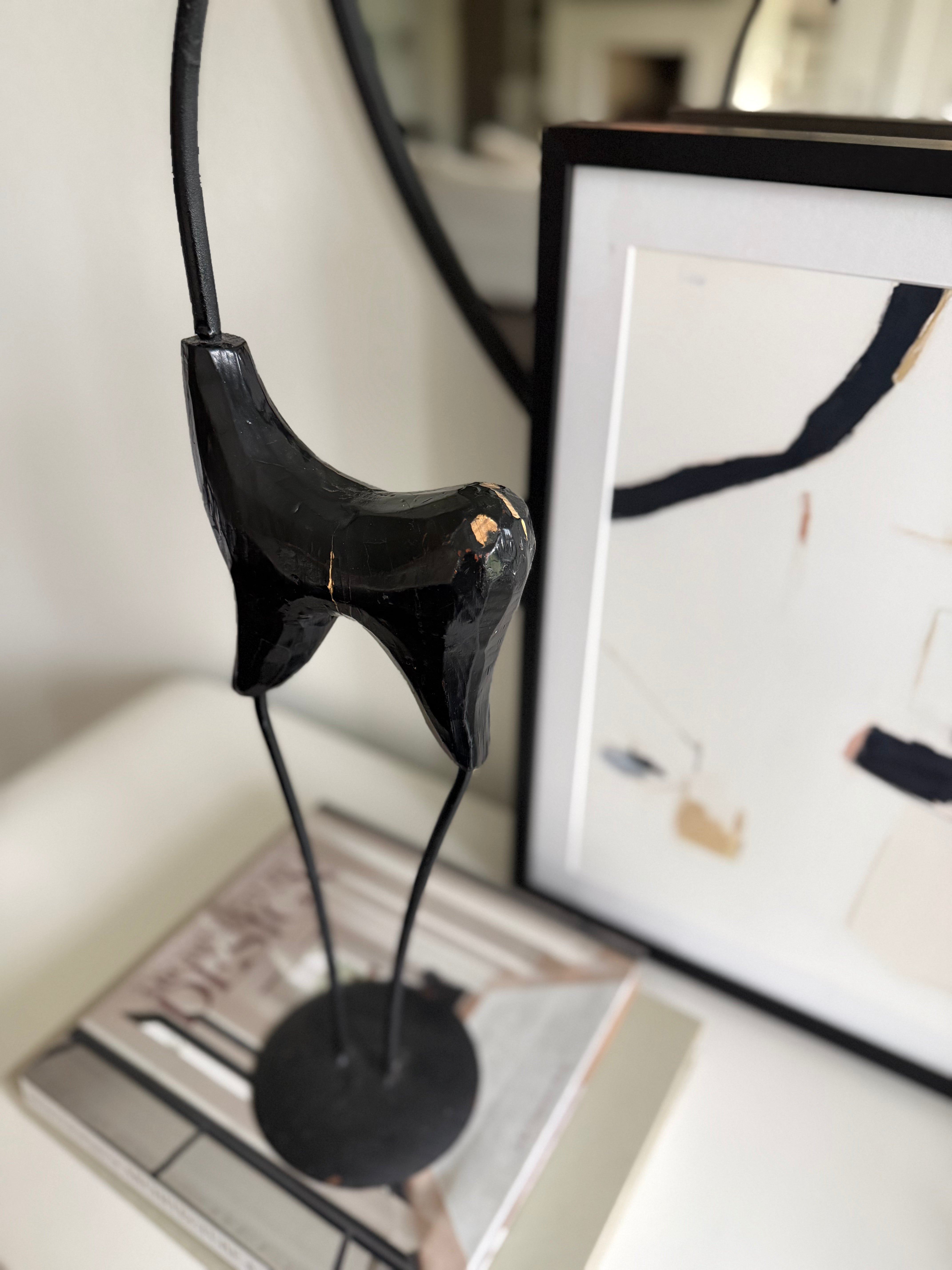 Vintage MCM Metal Sculpture
