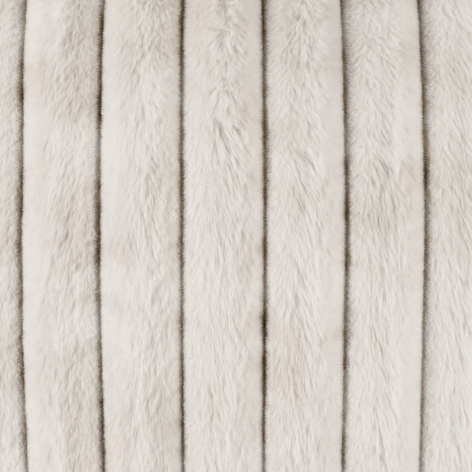 Brody Fur Pillow - Ivory