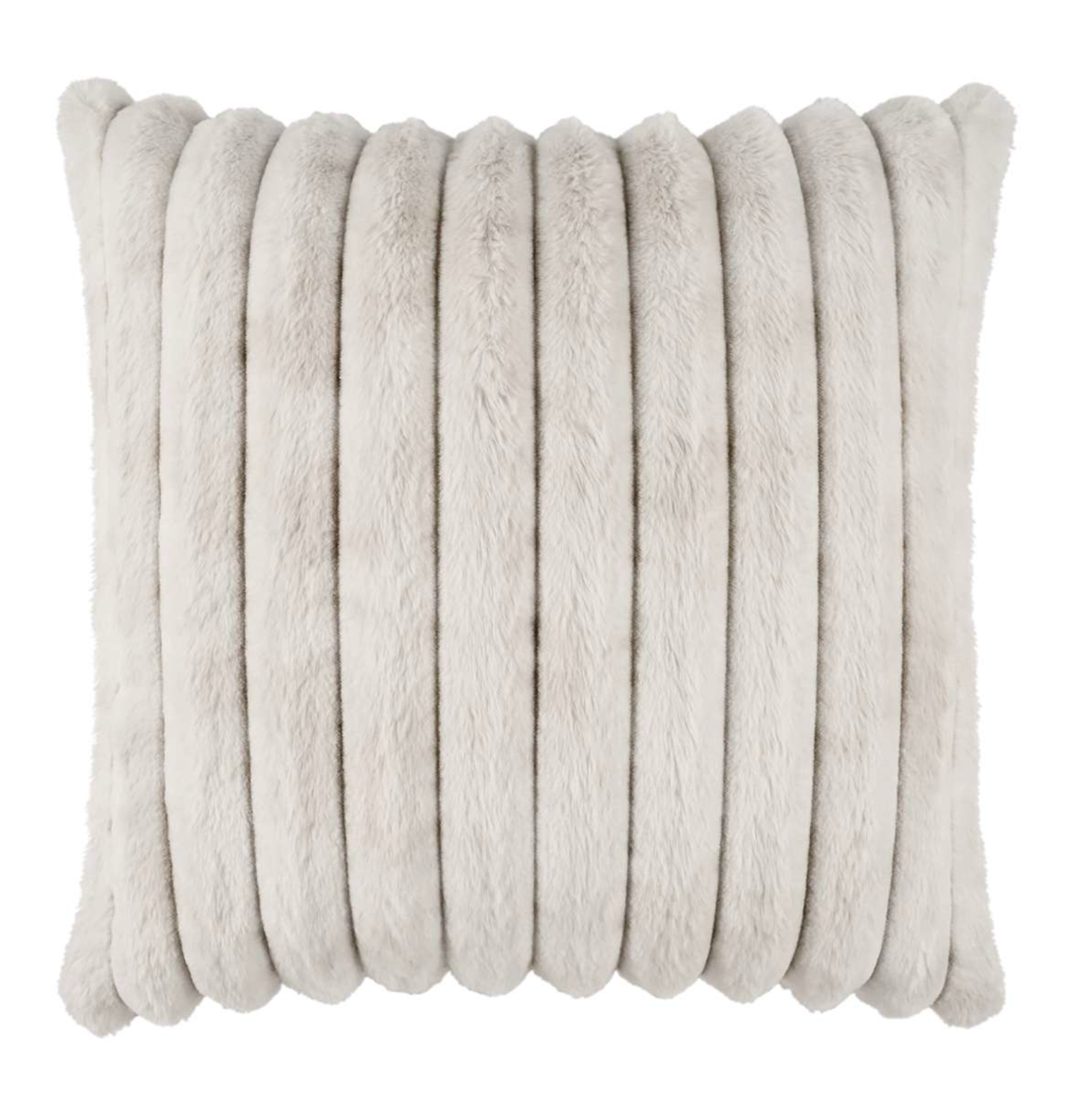 Brody Fur Pillow - Ivory