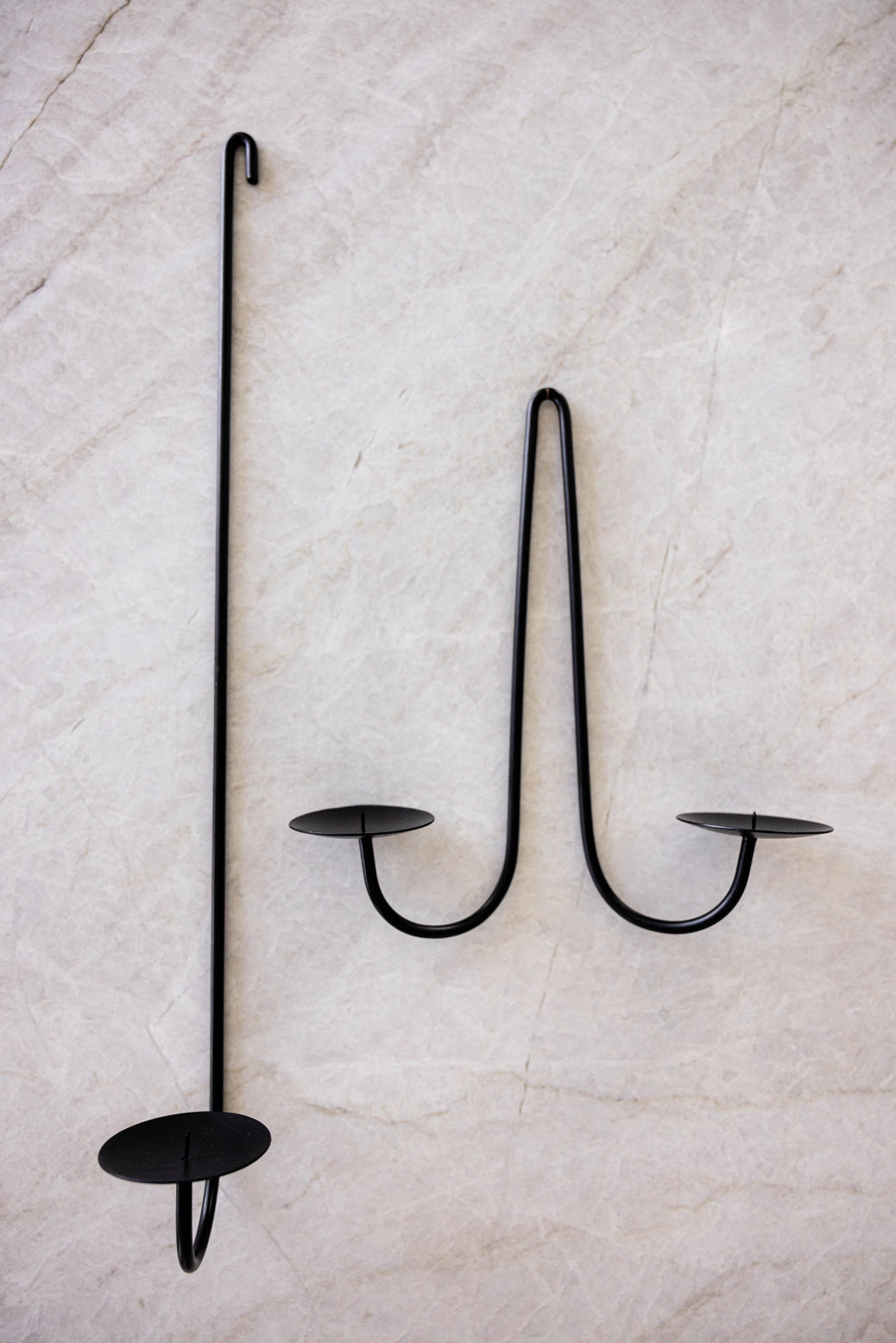 Tall Single Iron Wall Sconce