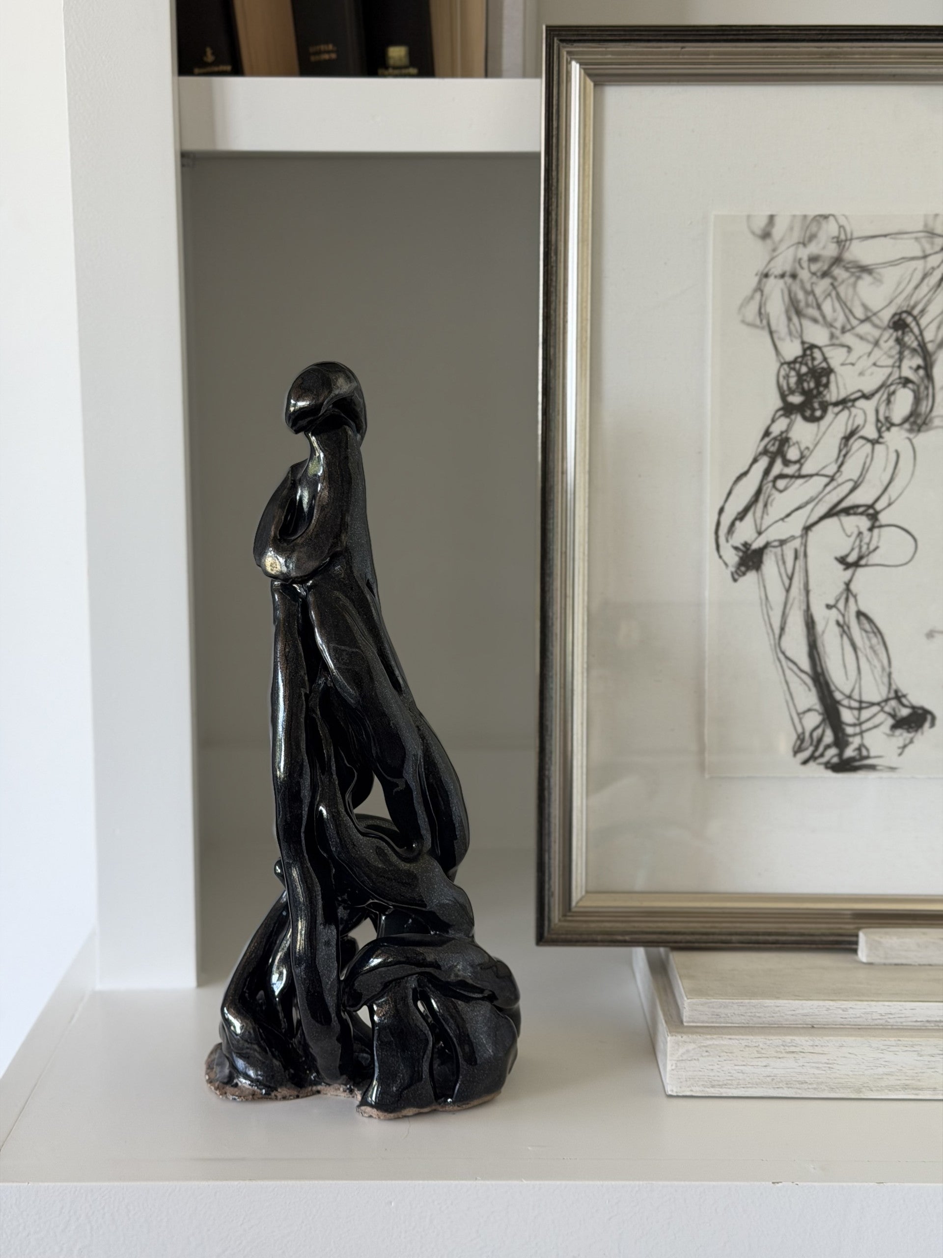 Vintage Contemporary Glazed Sculpture