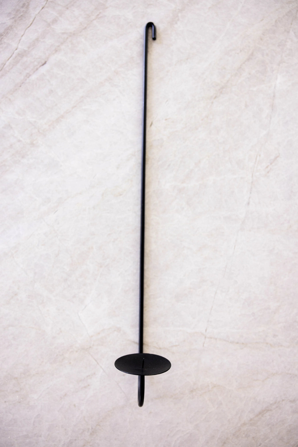 Tall Single Iron Wall Sconce