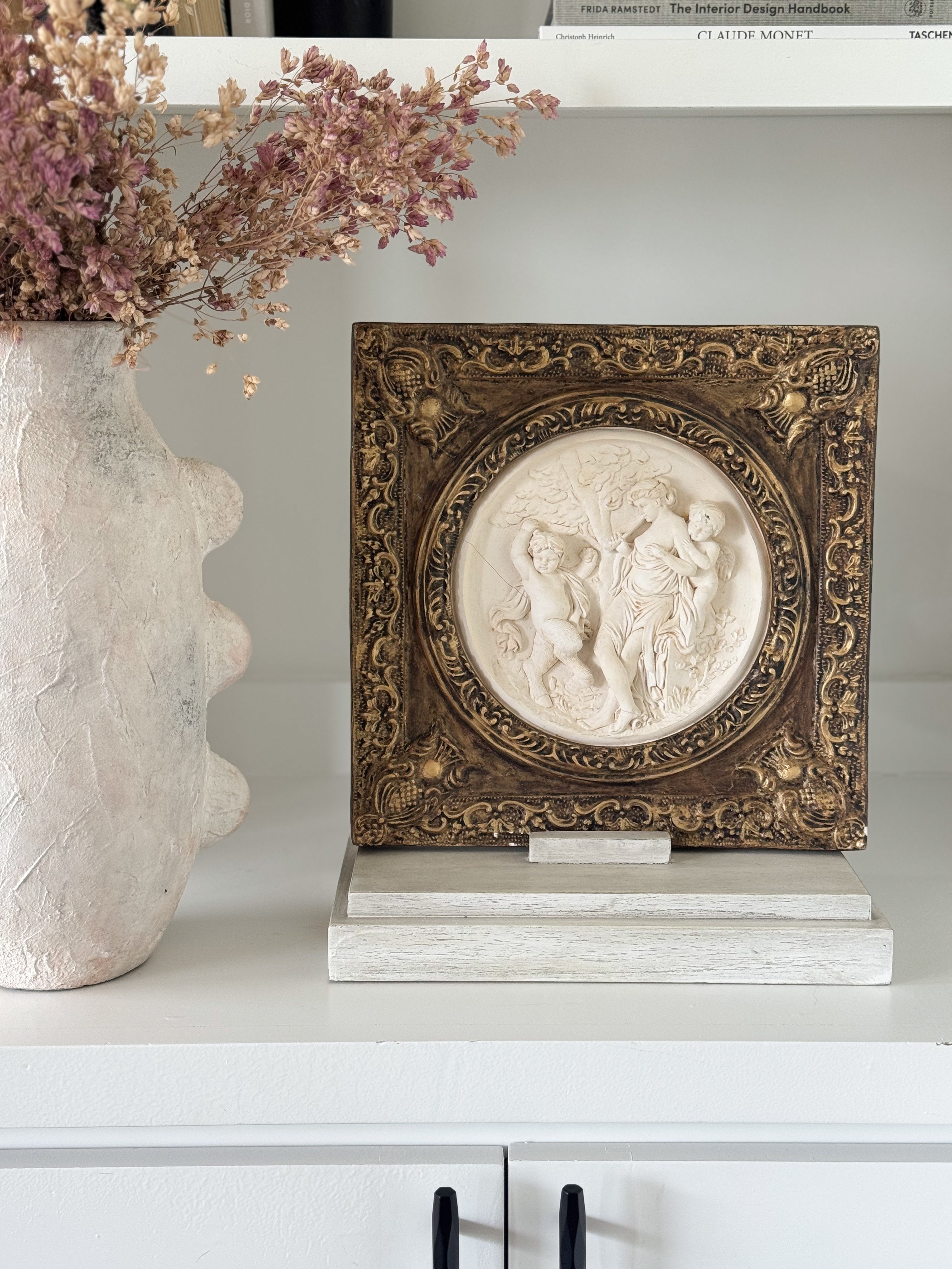 Vintage Gilded Plaster Art