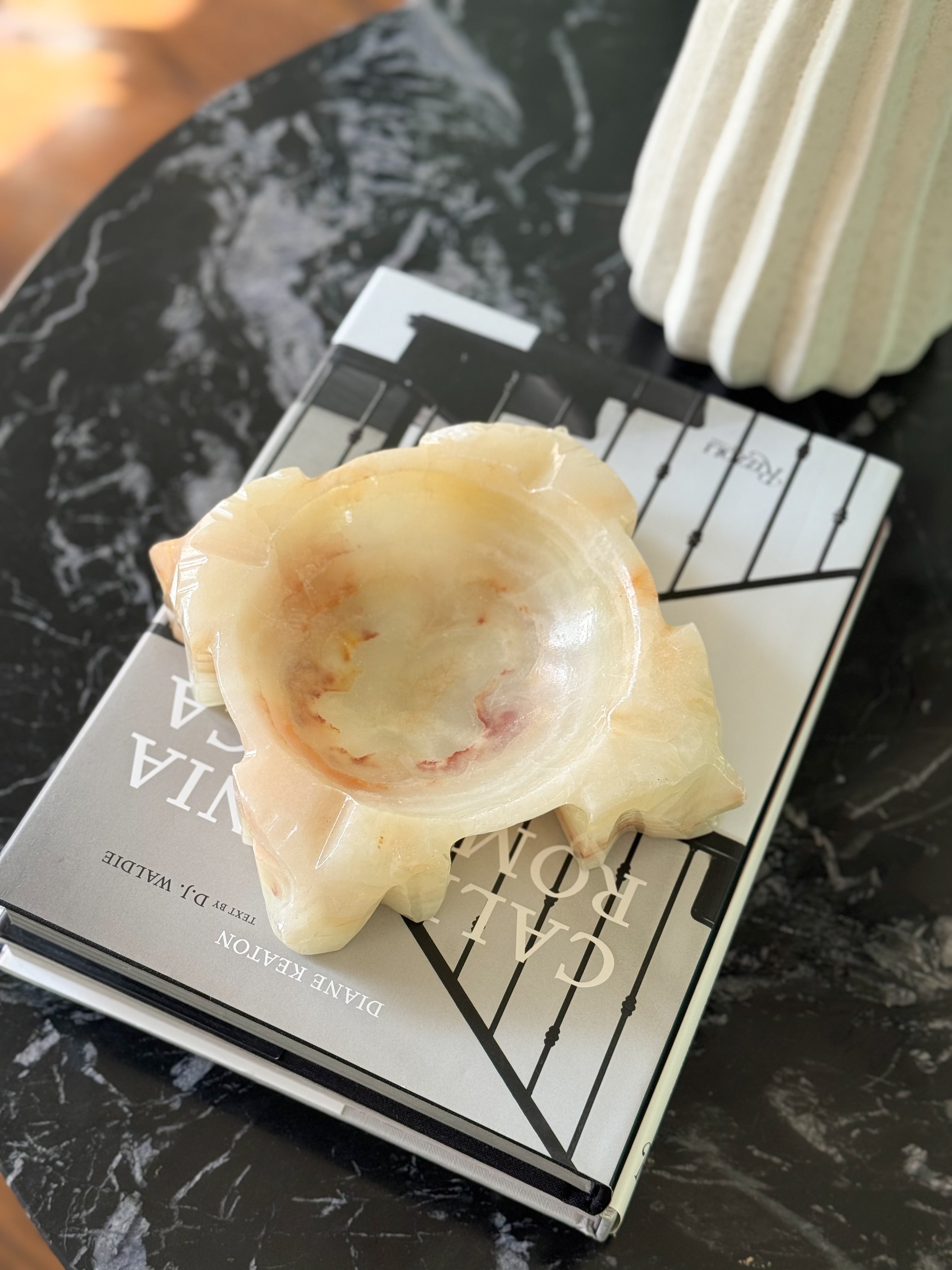 Vintage Onyx Ash Tray
