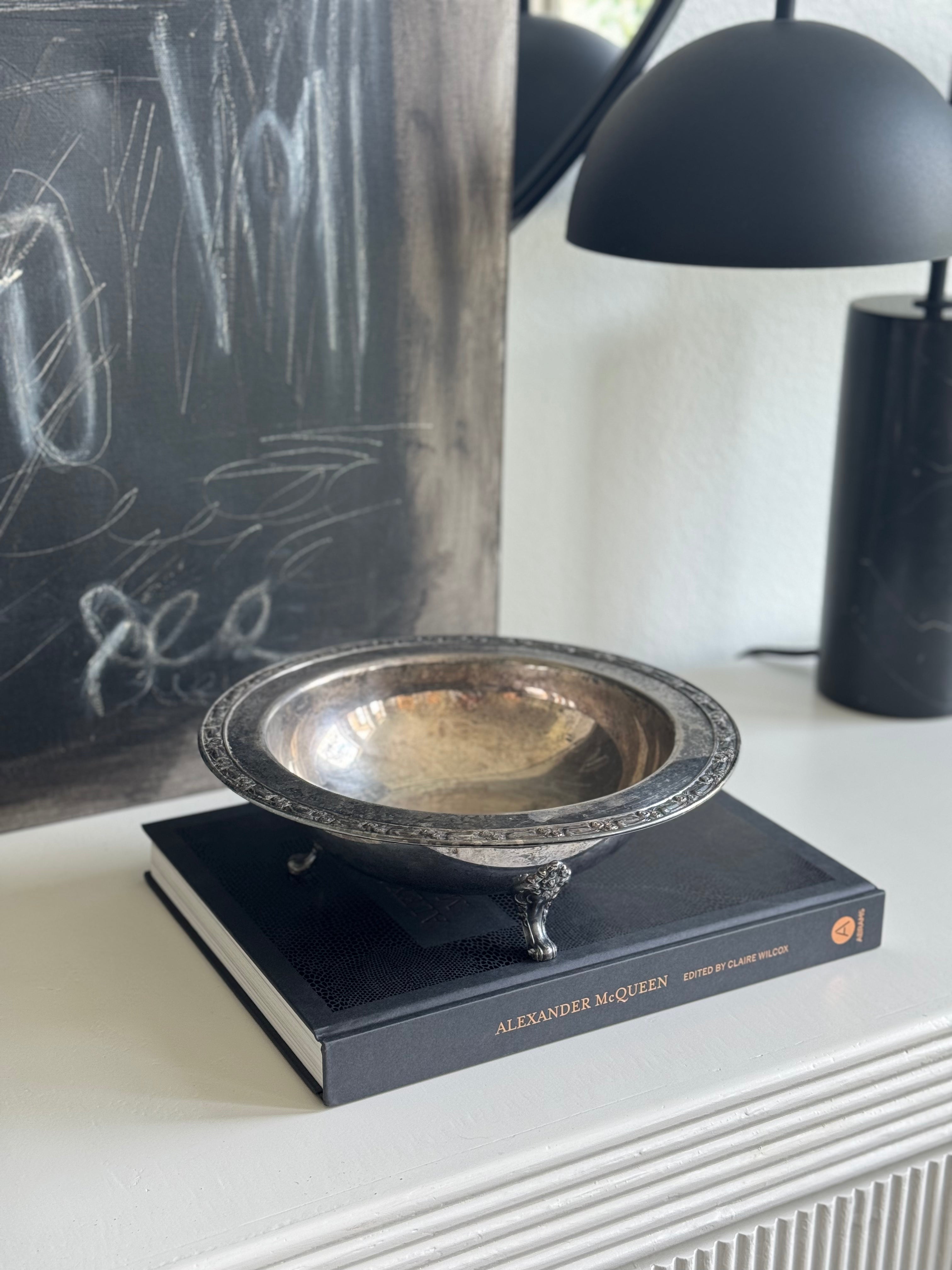 Vintage Silver Footed Bowl