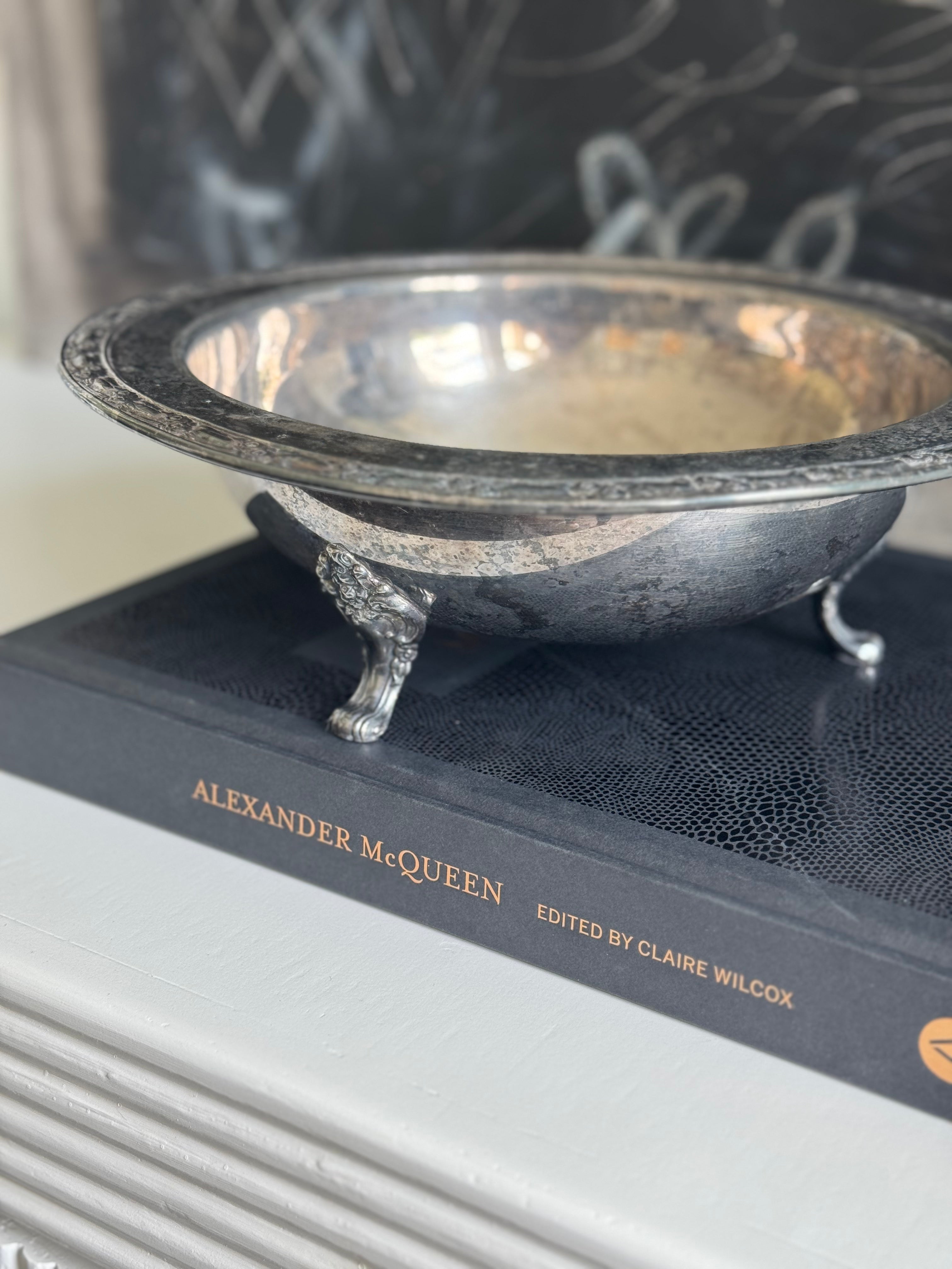 Vintage Silver Footed Bowl