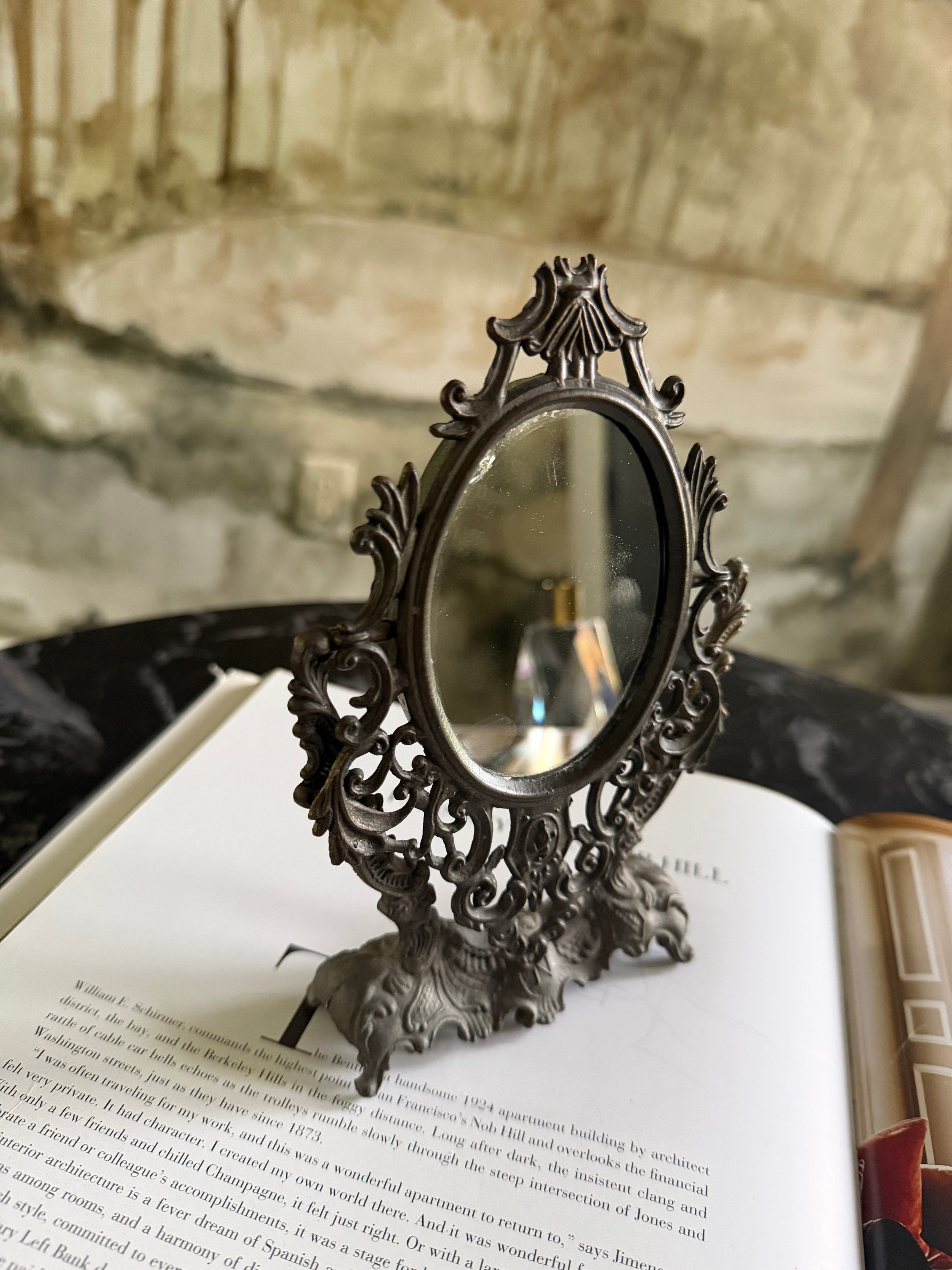 Vintage Ornate Italian Vanity Mirror