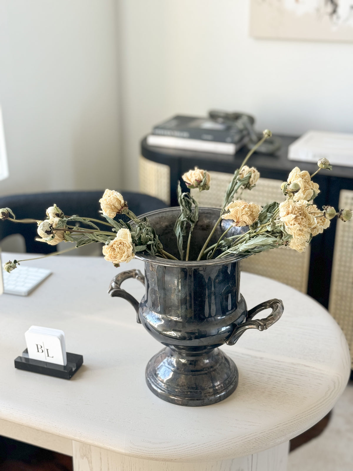 Ivory Dried Peonies
