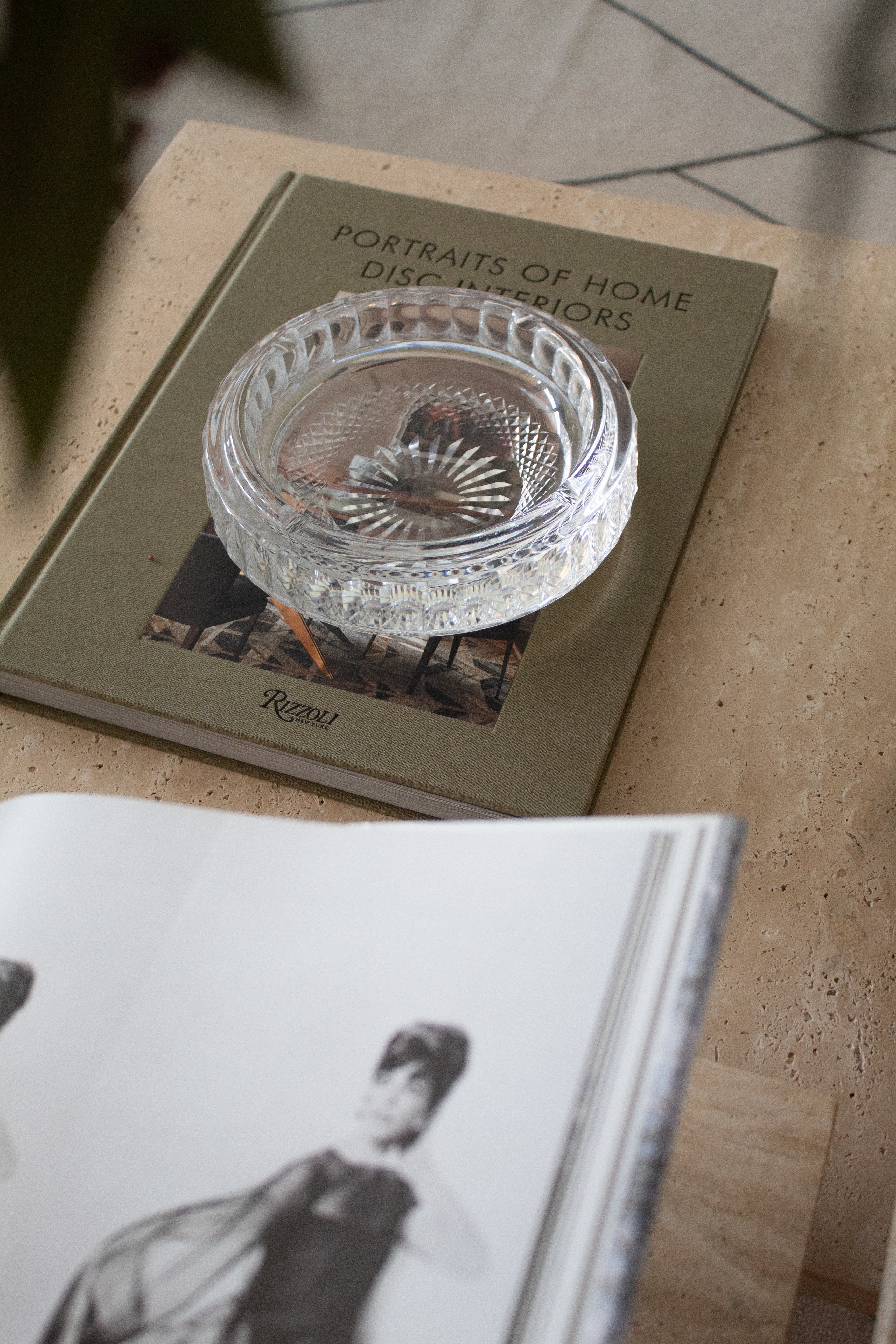 Heavy Vintage Crystal Ash Tray