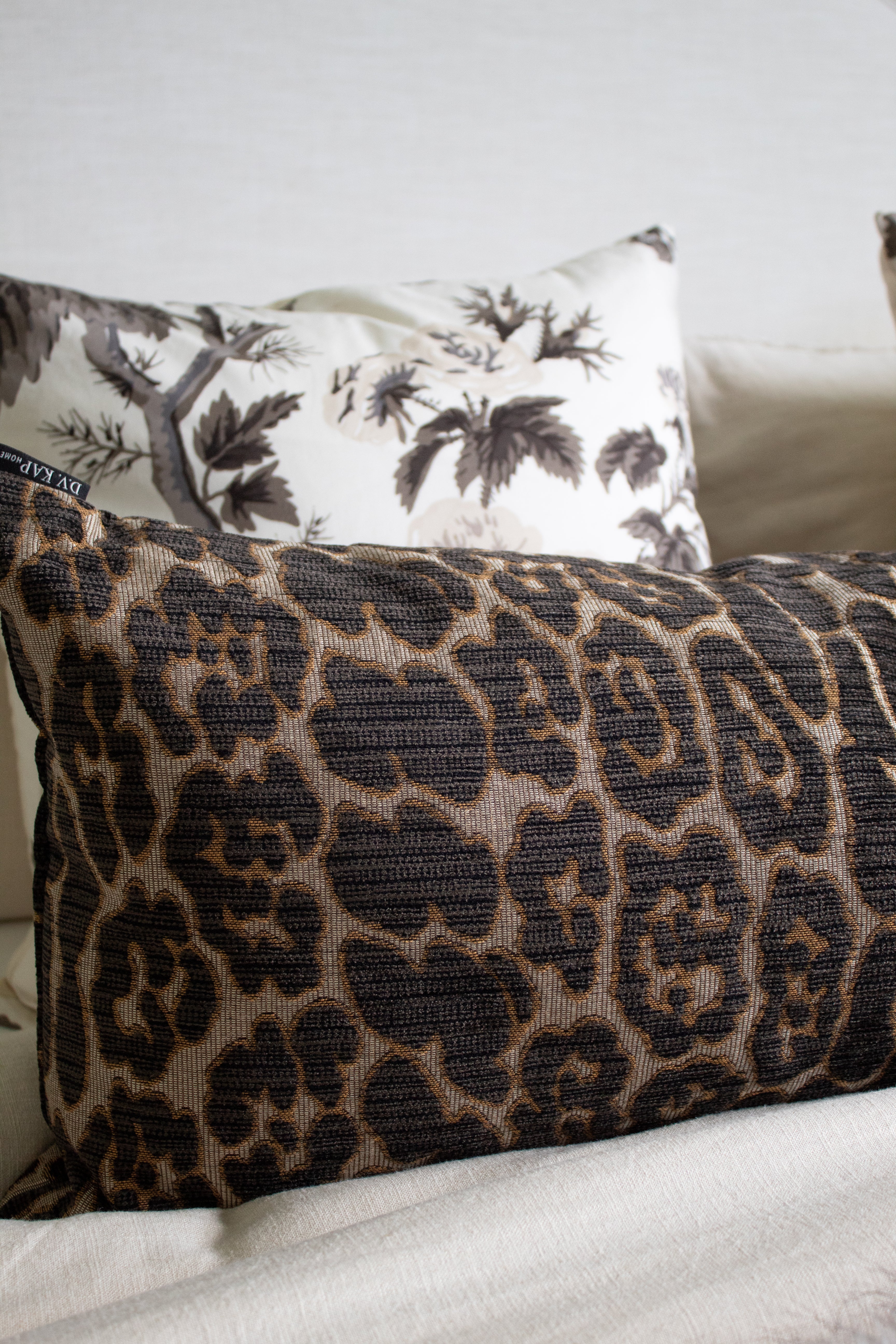 Lisa Leopard Bolster Pillow