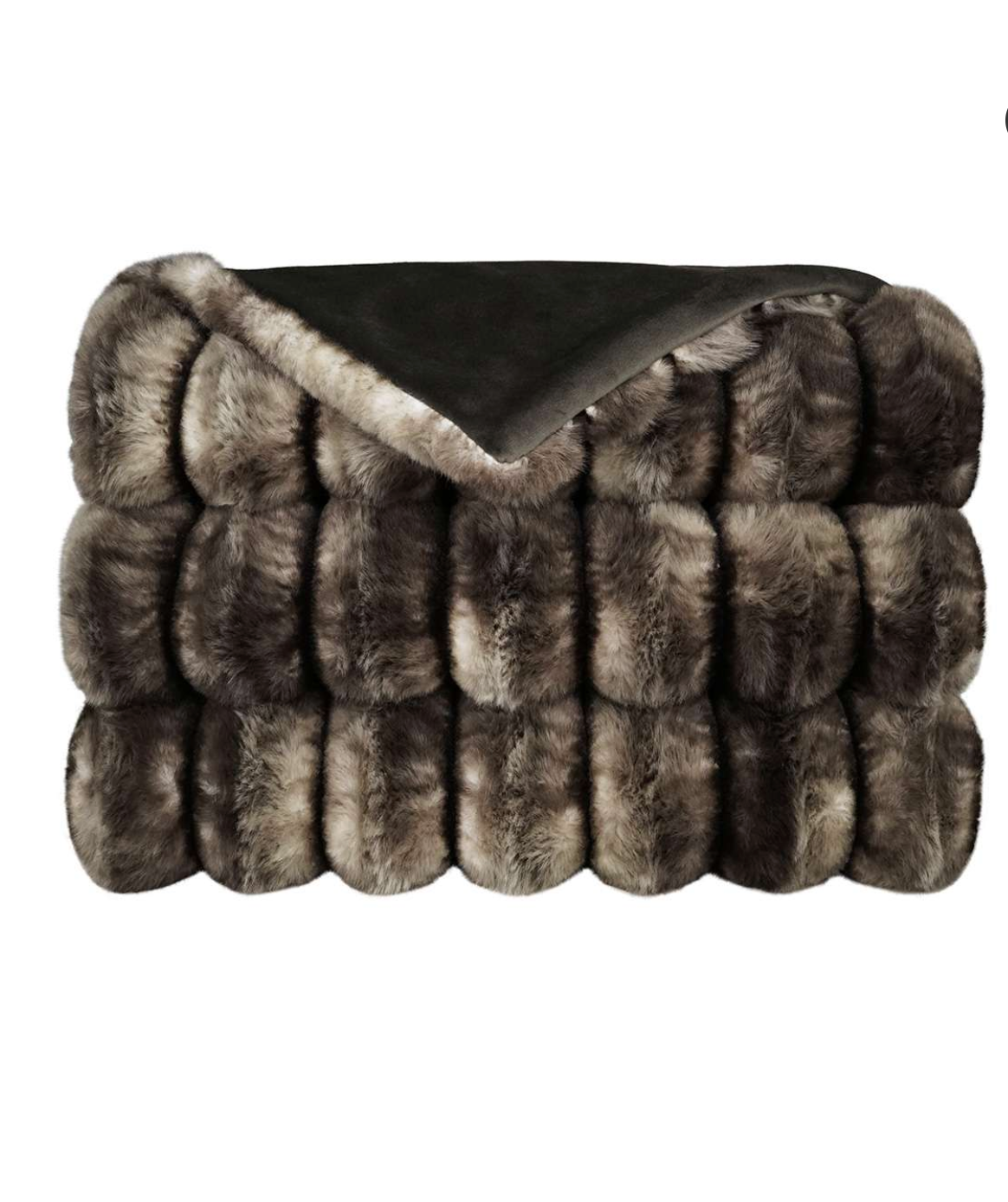 Brody Faux Fur Throw - Brown