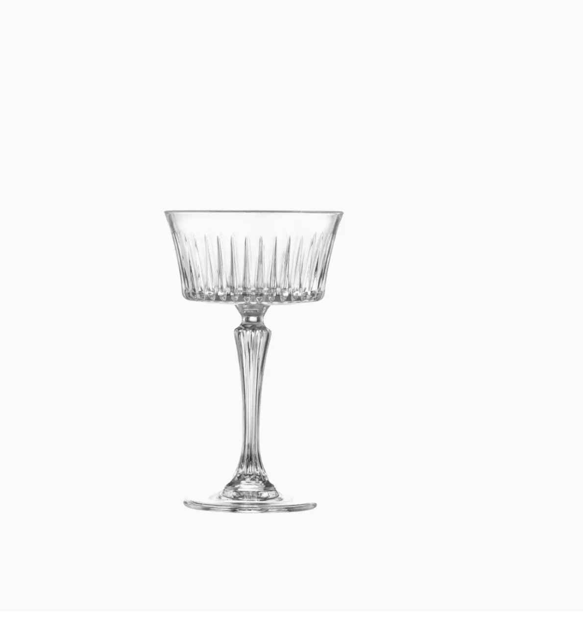 Bridgette Crystal Champagne Coupe - Two Per Set