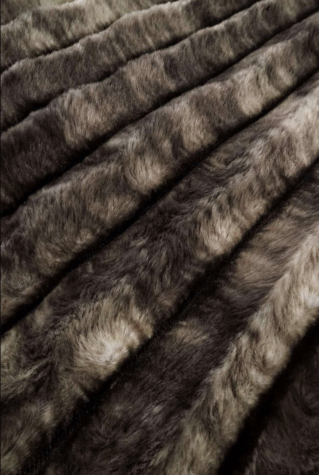 Brody Faux Fur Throw - Brown