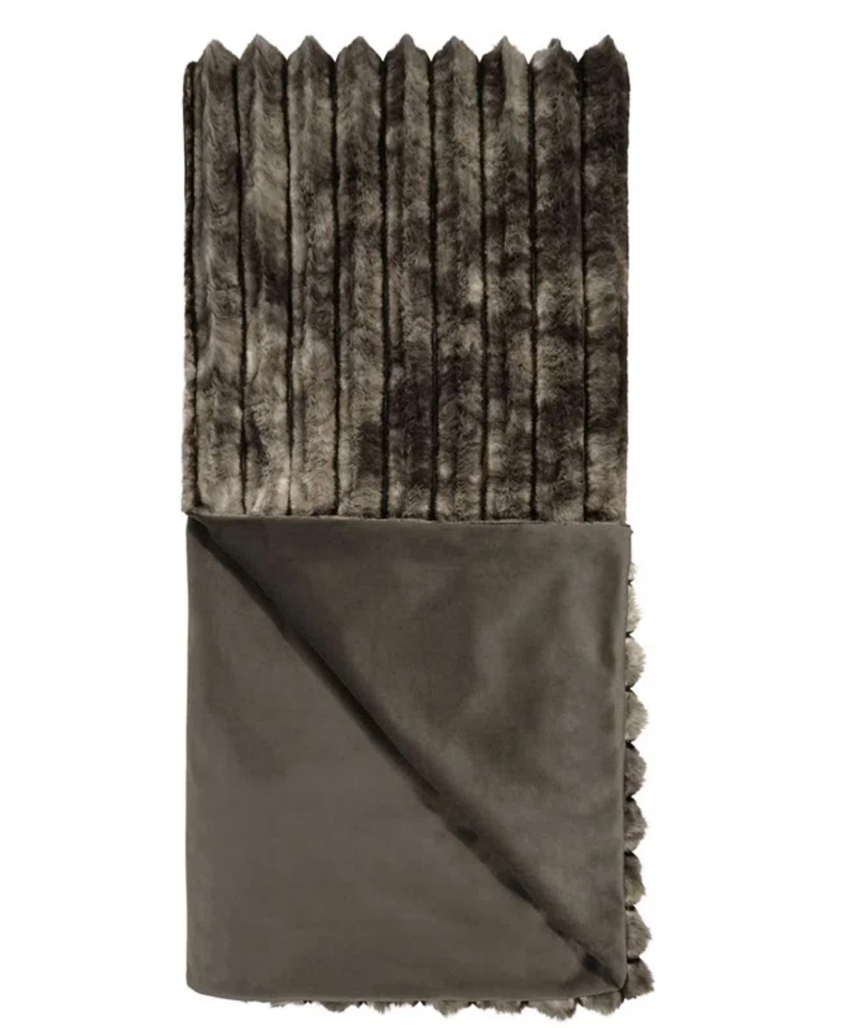 Brody Faux Fur Throw - Brown